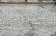Lluvia e intensa granizada azotan a algunos municipios de Veracruz