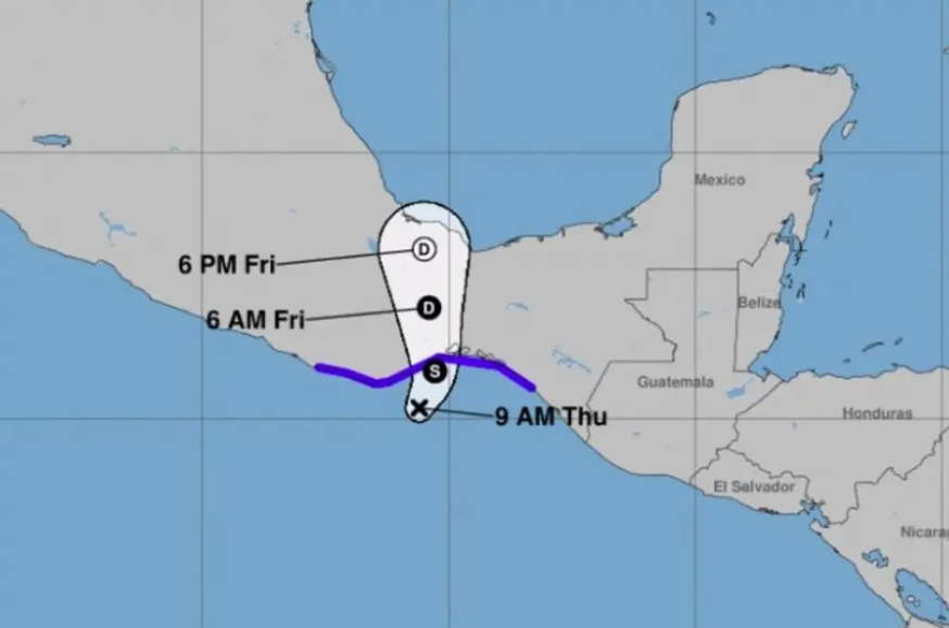 Depresión tropical 11-E evolucionaría en próximas horas a tormenta tropical Kristy: PC