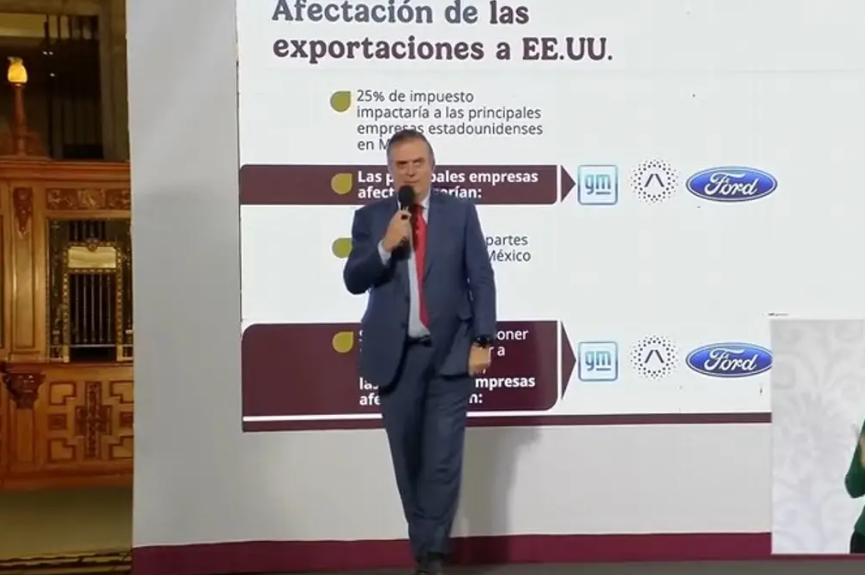 Aranceles de Trump serían un 'tiro en el pie' para empresas de EU: Ebrard