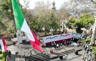 Conmemoran Día de la Bandera en Xalapa, Veracruz