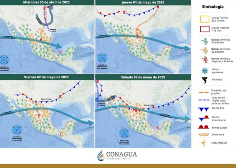 Conagua pronostica aumento en potencial de lluvias para Veracruz