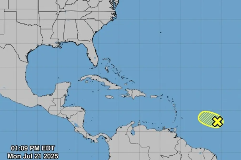 Disturbio 94L con 20% de probabilidad para evolucionar a ciclón tropical
