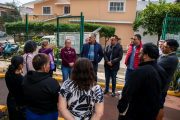 Daniela Griego supervisa trabajos de rehabilitación de la Unidad Deportiva El Coyol