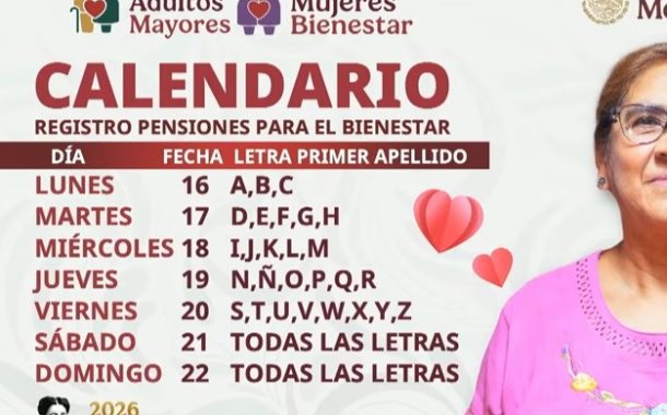 Abren registro a pensión de Mujeres y del Bienestar
