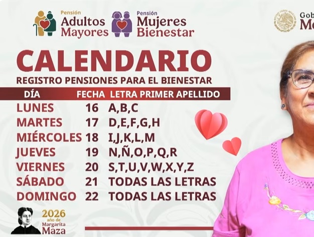 Abren registro a pensión de Mujeres y del Bienestar