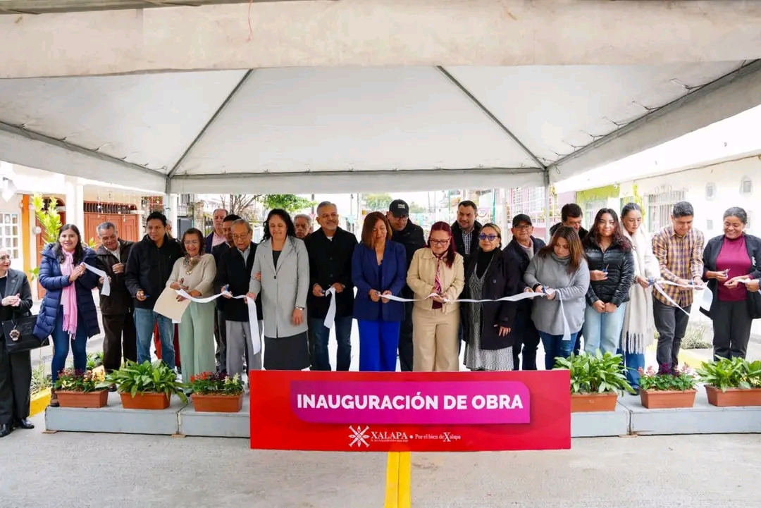La Alcaldesa Daniela Griego inaugura obra de pavimentación en la colonia Obrero Campesina