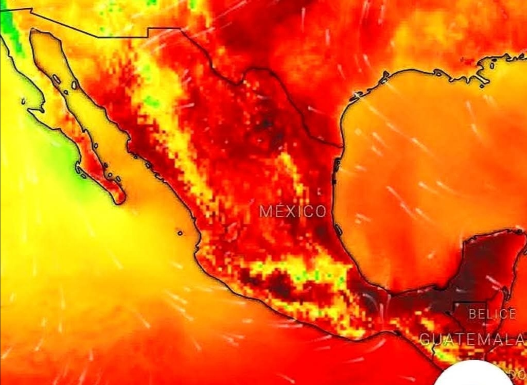 Altas temperaturas prevalecen en el país