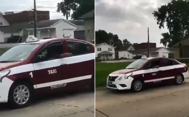 Captan taxi del estado de Veracruz en suburbio de Estados Unidos