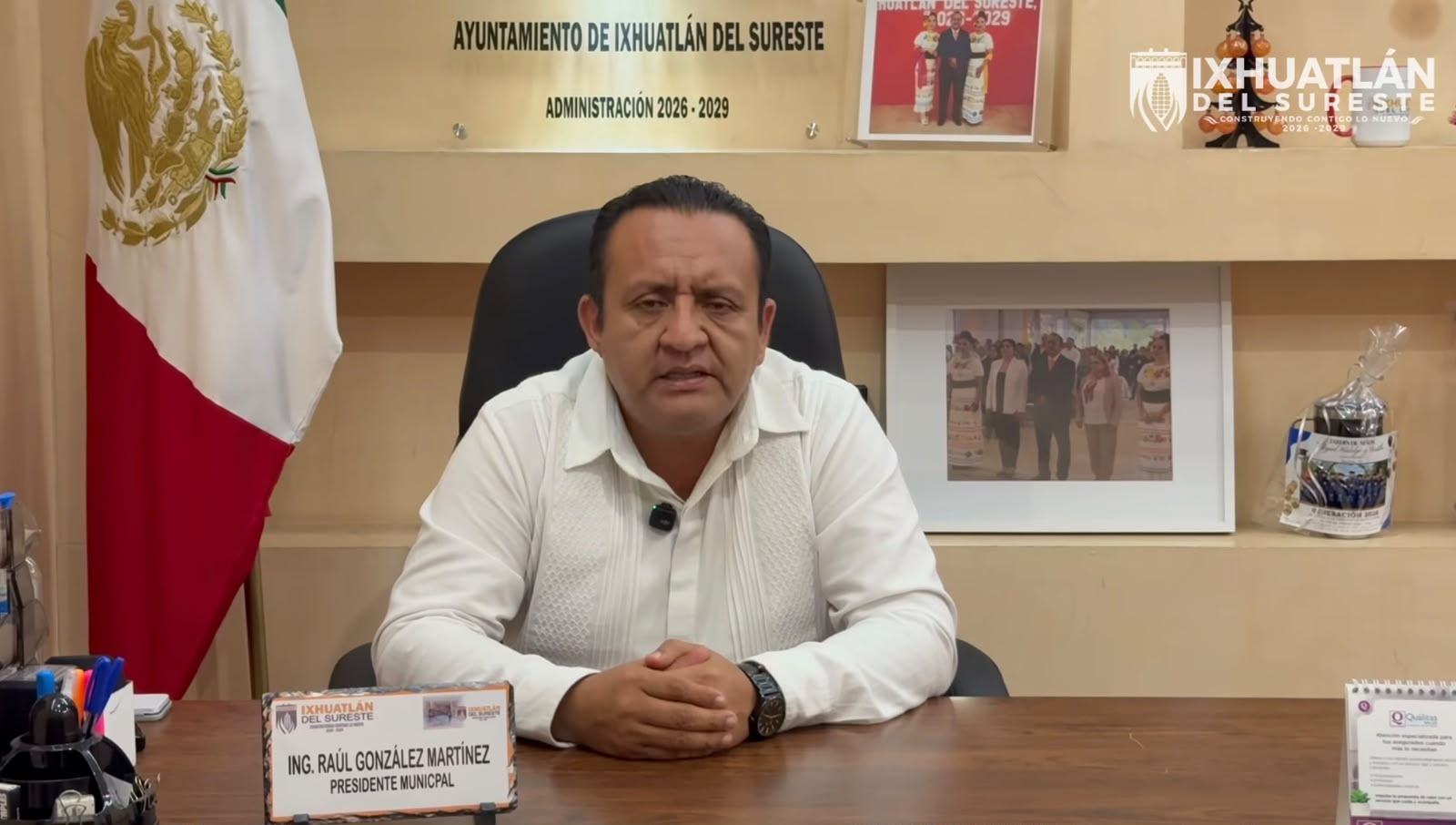 Alcalde de Ixhuatlán niega relación alguna con Roxana Guzmán
