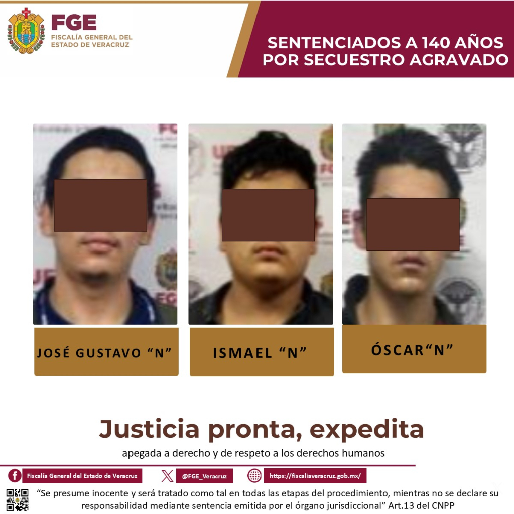 Los sentencian a 140 años de prisión por secuestro agravado