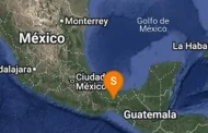 Sismo de magnitud 4.8  sacude el sur de Veracruz