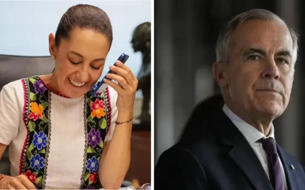 En llamada, Sheinbaum y Carney defienden continuidad del TMEC