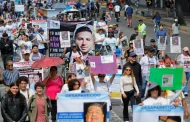 Familias buscadoras marcharon en CDMX ante crisis de desapariciones