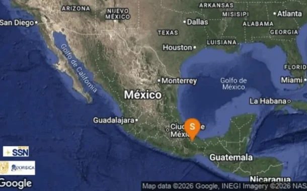 Sismo de 4.5 sacude al sur de Veracruz