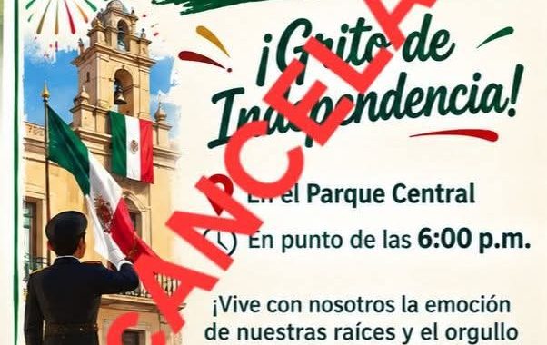 Cancelan desfile del 15 de septiembre en Tuzamapan por presunta amenaza