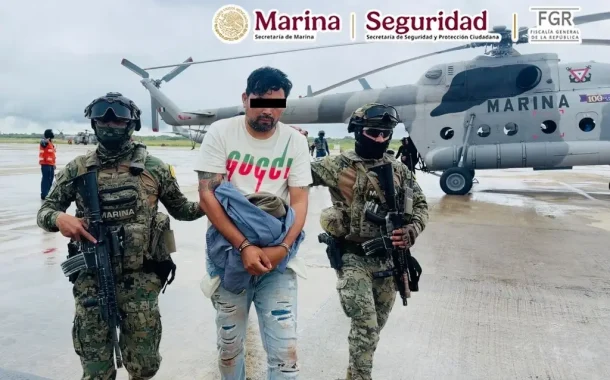 Trasladan a CDMX a ‘El Semáforo’, presunto líder del crimen organizado que operaba en Veracruz
