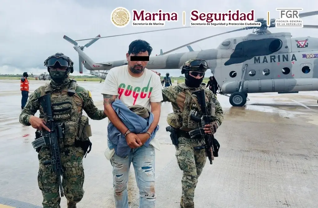 Trasladan a CDMX a ‘El Semáforo’, presunto líder del crimen organizado que operaba en Veracruz